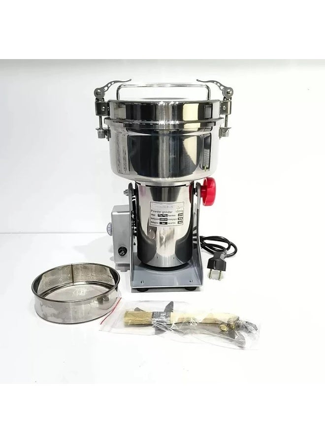 شظايا كريست مطحنة توابل كهربائية Slivers Criest بشفرات | هيكل من الفولاذ المقاوم للصدأ | سعة كبيرة | للاستخدام التجاري والمنزلي - Image 1